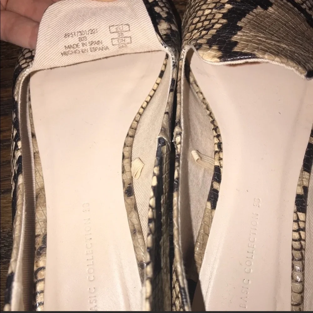 Gorgeous Zara Snake Print Leather Loafers ♥️ - Picture 16 of 16